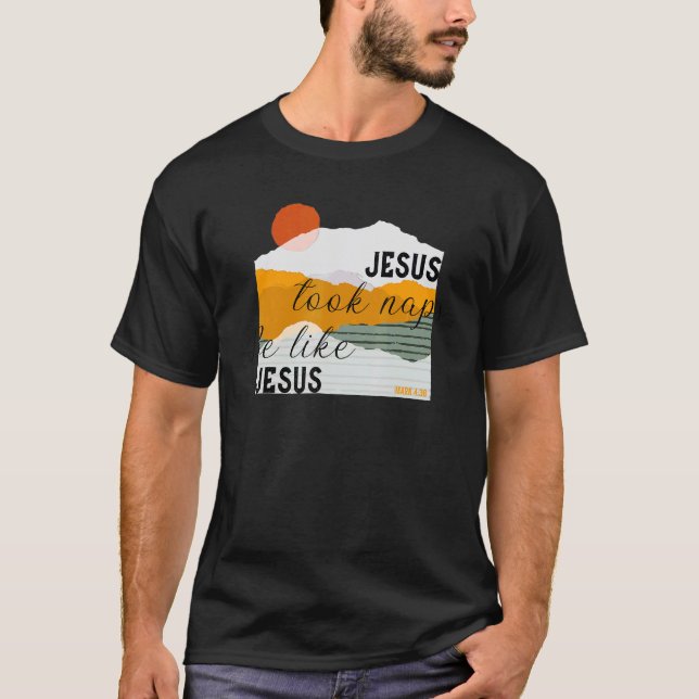 Camiseta Jesús Tomó Las Napas Como Jesús Marcos 438 Cristia (Anverso)