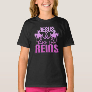 Camiseta Jesús Tomó Las Reinas Del Caballo De Carrera Guay