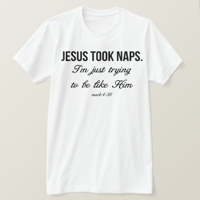 Camiseta Jesús Tomó Napas (Anverso del diseño)