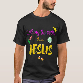 Camiseta Jesús Tronco O Trata Candy Christian Halloween