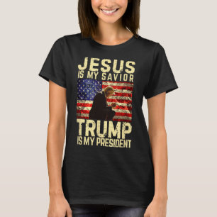 Camiseta Jesús Trump Tee - Jesús es mi Señor Salvador Trump