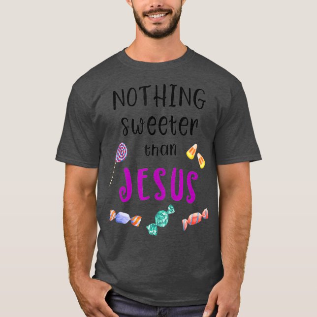 Camiseta Jesus Trunk O Trata Candy Para Los Cristianos (Anverso)