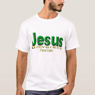 Camiseta Jesús U. (universidad) "tierra del planeta "