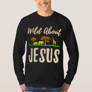 Camiseta Jesús VBS Hombres Mujeres Niños Salvajes Sobre Jes