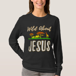 Camiseta Jesús VBS Hombres Mujeres Niños Salvajes Sobre Jes