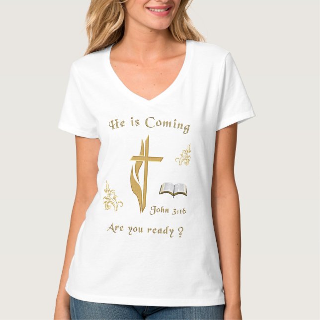 Camiseta Jesús viene (Anverso)