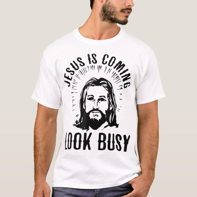 Camiseta Jesús Viene A Verse Ocupado (Anverso)