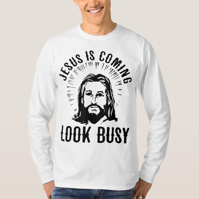 Camiseta Jesús Viene A Verse Ocupado (Anverso)