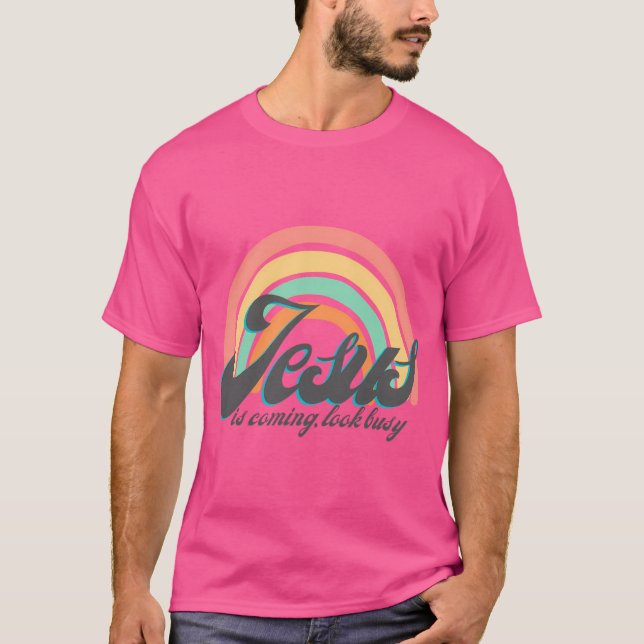 Camiseta Jesús Viene A Verse Ocupado (Anverso)