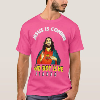Camiseta Jesús Viene Y El Niño Es El Divertido Religio