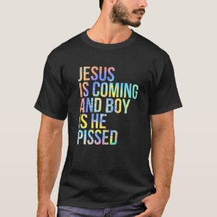 Camiseta Jesús Viene Y El Niño Es El Que Pisó Gracioso Chri