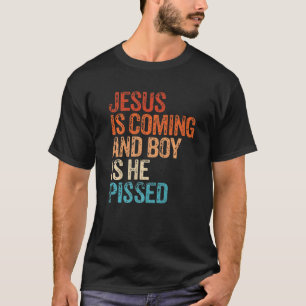 Camiseta Jesús Viene Y El Niño Es El Que Pisó Gracioso Chri
