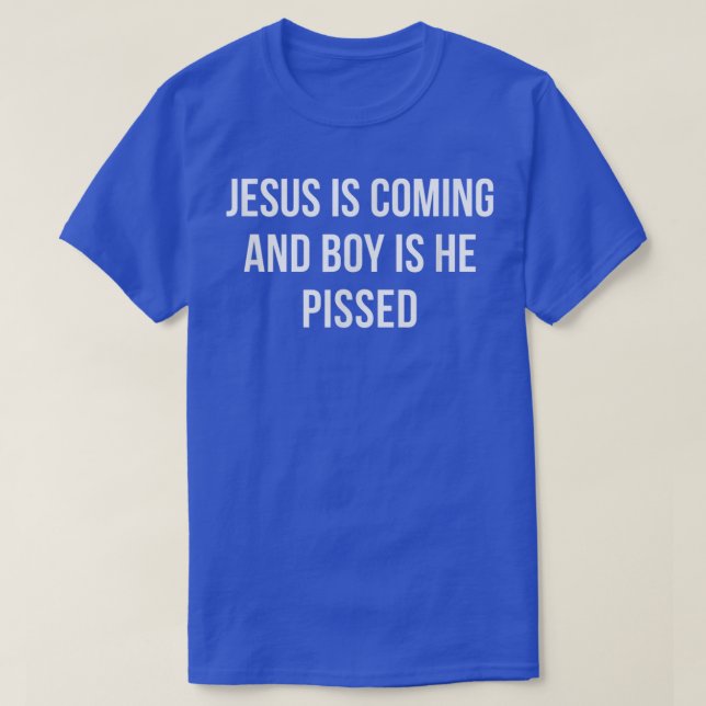 Camiseta Jesús Viene Y El Niño Está Perdido. (Diseño del anverso)