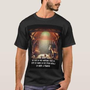 Camiseta Jesús vino en un pesebre