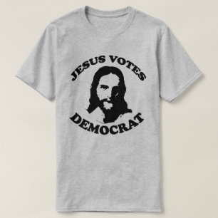 Camiseta Jesús vota a demócrata