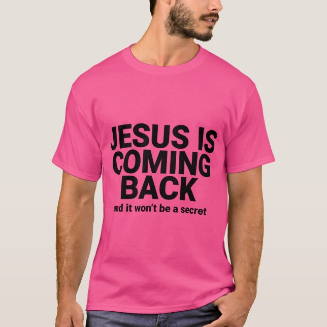 Camiseta Jesús vuelve (Anverso)