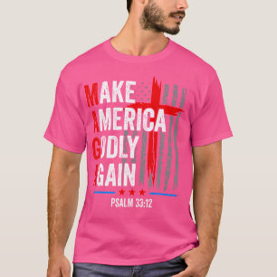 Camiseta Jesús vuelve a hacer a Estados Unidos bien salmo 3