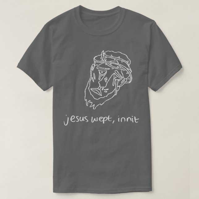 Camiseta Jesus Wept Innit WhiteLine (Diseño del anverso)