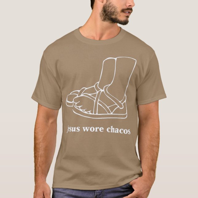 Camiseta Jesus Wore Chacos (Anverso)