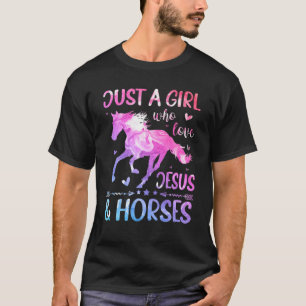 Camiseta Jesús Y Caballos, Regalos De Caballos Para Chicas,