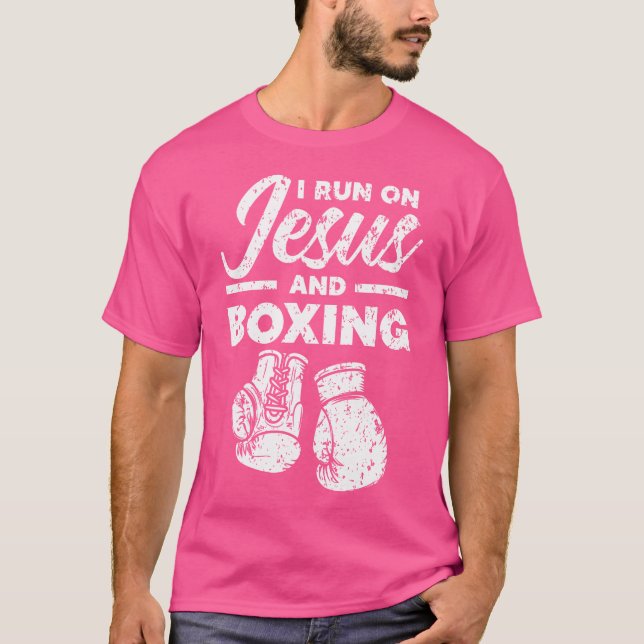 Camiseta Jesús Y El Boxeo Cristiano Profesional (Anverso)