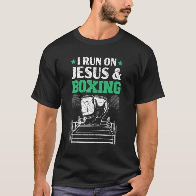 Camiseta Jesús Y El Boxeo Cristiano Profesional (Anverso)