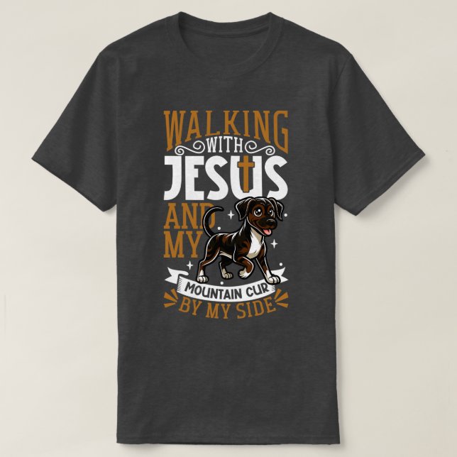 Camiseta Jesús y el perro Corazón de Montaña (Diseño del anverso)