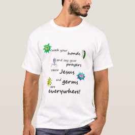 Camiseta Jesús y gérmenes