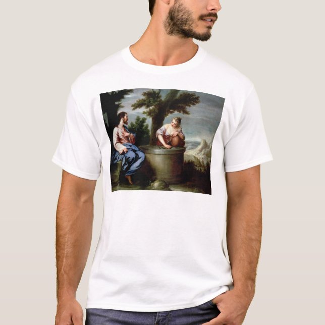 Camiseta Jesús y la mujer del samaritano (Anverso)