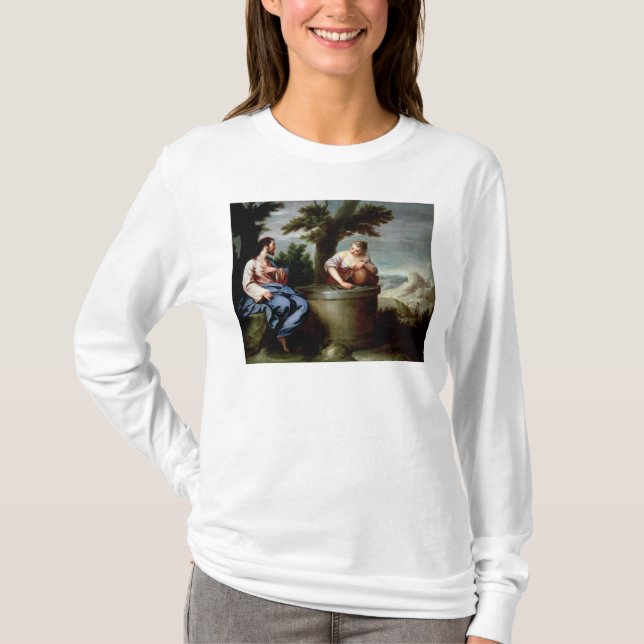 Camiseta Jesús y la mujer del samaritano (Anverso)