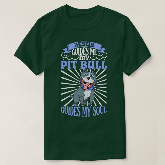 Camiseta Jesús y mi pitbullón (Diseño del anverso)