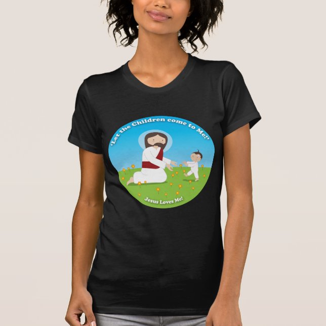 Camiseta Jesús y niño (Anverso)