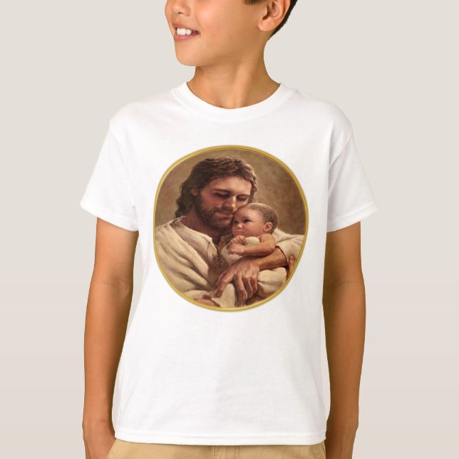 Camiseta Jesús y niño (Anverso)