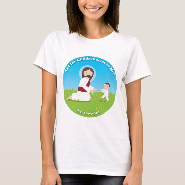 Camiseta Jesús y niño (Anverso)