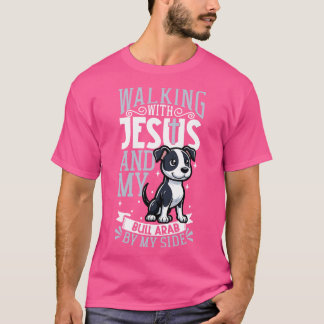 Camiseta Jesús y perro Bull Arab