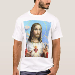 Camiseta Jesús y su corazón sagrado