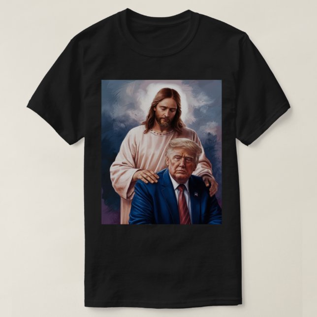 Camiseta Jesús y Trump (Diseño del anverso)