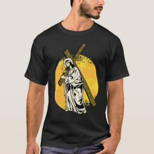 Camiseta Jesús y una religión cruzada Viernes Santo Bíb Cri