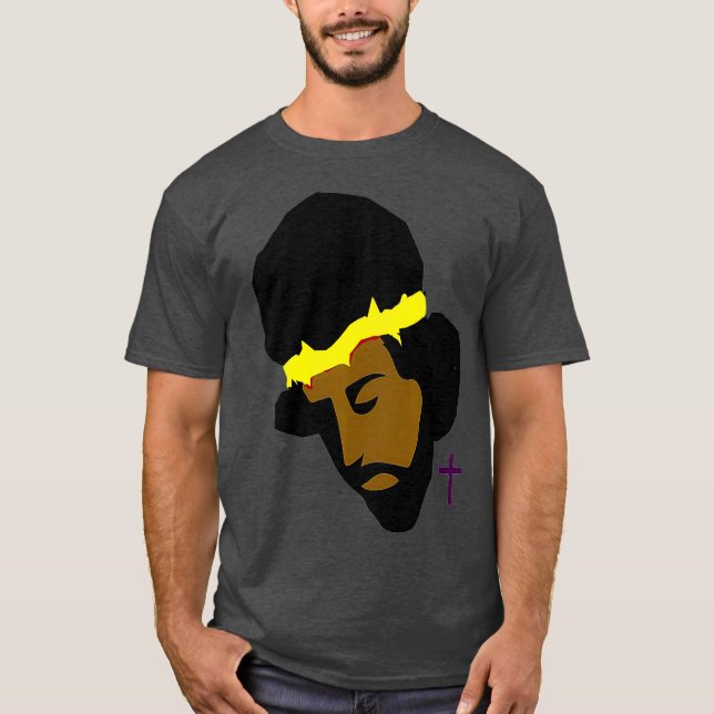 Camiseta JESUSBlack Jesus Art    AFRICAN AMERICAN (Anverso)