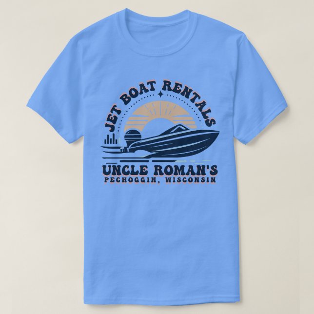 Camiseta Jet Bot Rental Uncle Roman (Diseño del anverso)
