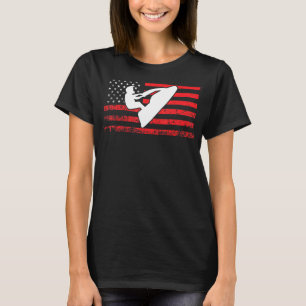 Camiseta Jet Ski American Flag Jet Skiing