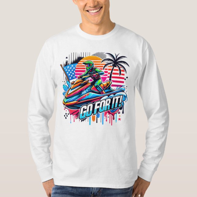 Camiseta Jet ski design (Anverso)