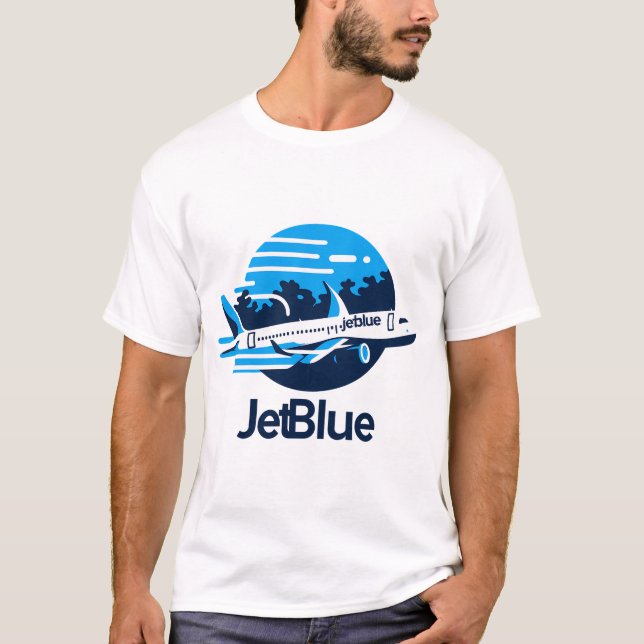 Camiseta Jetblue Airbus (Anverso)