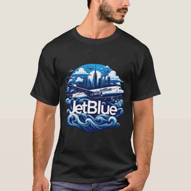 Camiseta Jetblue Airbus (Anverso)