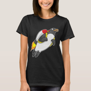Camiseta Jetpack de vuelo de pingüino