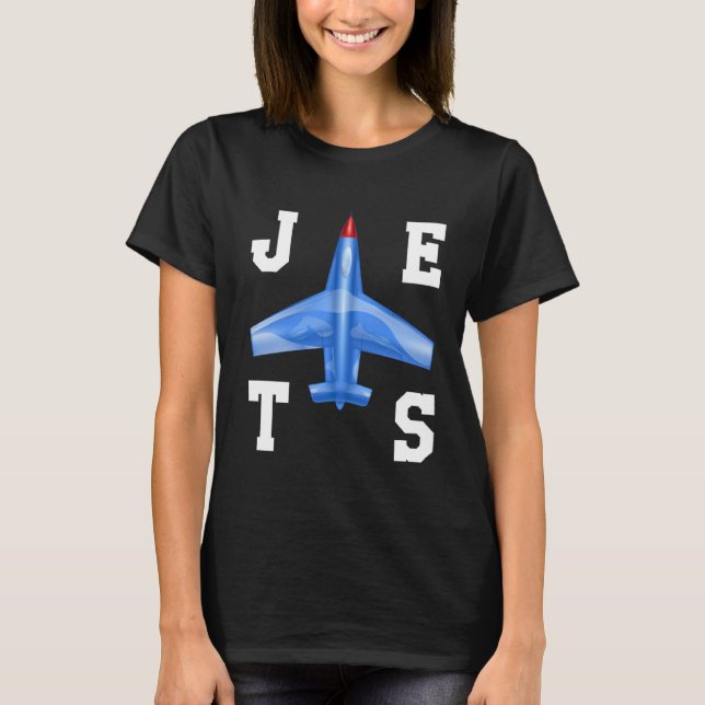 Camiseta Jets Aircraft Fighter Airplane  1 (Anverso)