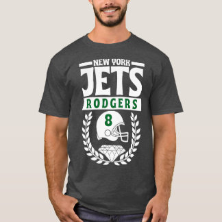 Camiseta Jets de Nueva York Aaron Rodgers 8 Helmet American