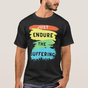 Camiseta Jets graciosos solo soportan el sufrimiento del fú