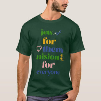 Camiseta Jets para ellos, misión para todos