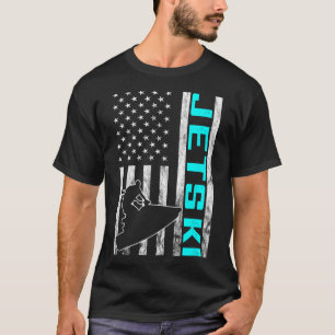 Camiseta Jetski Jet Ski Jet Skier Americano Usa Jet Skiing 